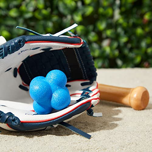 Juvale 2 Pack Rubber Hand Eye Coordination Training Balls For Reflex Speed, Multiside Reaction Ball For Sports, Agility Training Equipment, Baseball Tennis #TOP1