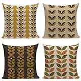 【✔Trendy Designs】 : All our products feature trendy designs that are both universal and neutral. We hope our cushion covers can be used in any environment . Cushion covers create an ambience of elegance and cozy, this durable cushion cover does not retain dirt. Invisible zipper enhances the appearance and makes it easier to insert and remove. Most importantly, zipper will not touch and damage your skin. won't spoil your decor.