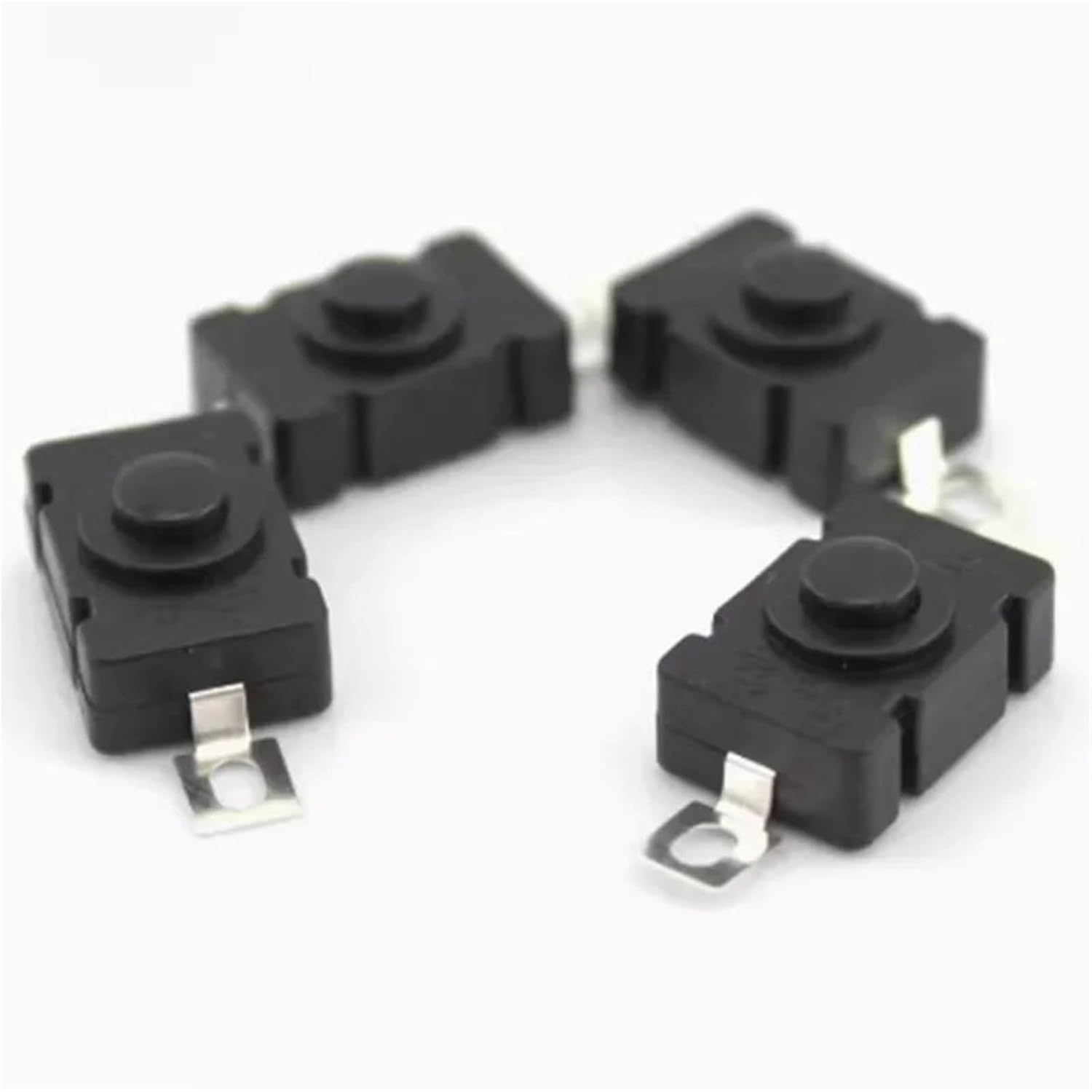 KAN-28 Switch Self Locking Push Button 18x12mm 10Pcs