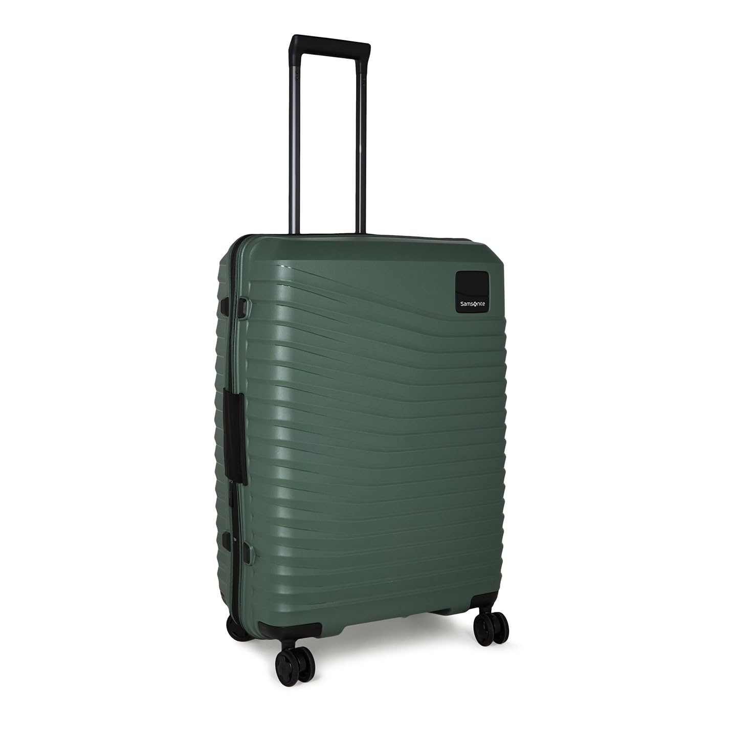 Samsonite Intuo - Spinner S, Expandable Hand Luggage, 55 cm, 39/45 L, Green (Olive Green)