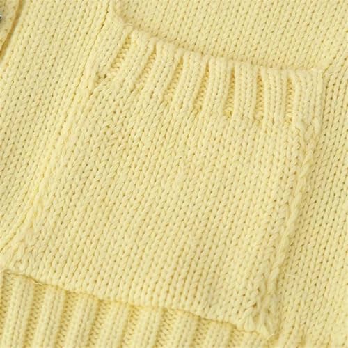 Women Knitted Cardigans Long Sleeve Single Breasted Cardigans Vintage Sweater3