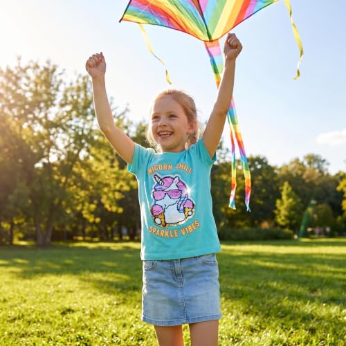 Image of Flip Sequin Unicorn Shirt Tee for Girls 3-12 Years