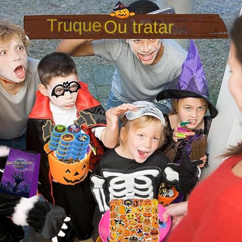 Prêmios de Halloween para festa infantil, conjunto de brinquedos de Halloween - 197 peças lembrancin