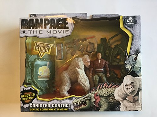Rampage The Movie Canister Contact George Exclusive Figure Set