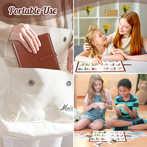 Ablus 360 Pockets Photo Album For Polaroid Snap Snaptouch Zip Mint Cameras Printers, Fujifilm Instax Mini 11 90 9 8+ 8 7S 70 50S 26 25 Liplay Instant Camera Film, Mini Link Sp-1 Printer (Retro Brown) #TOP6