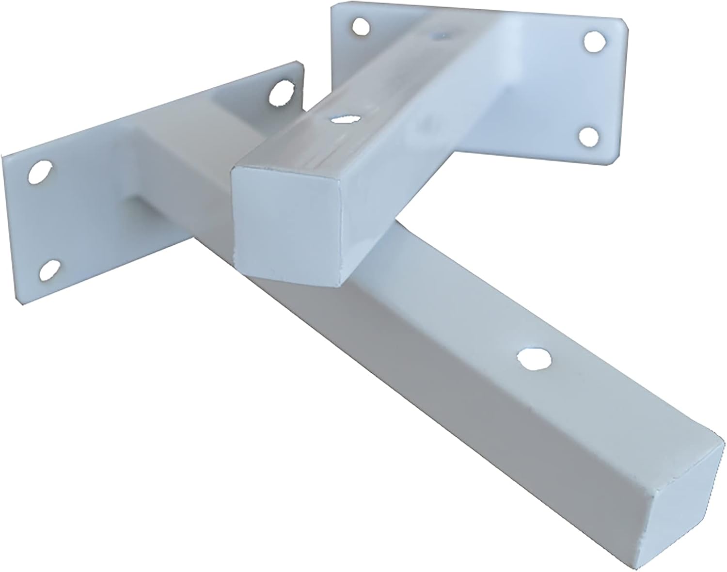 2 Pcs Shelf Brackets,Industrial Floating Bracket,Wall Mounted Heavy Duty Rustic Shelf Brackets, Decorative Shelving,Brackets for Shelves 6/8/10/12/16 Inch,Black