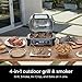 Ninja | Grill & Smoker | Outdoor Woodfire Pro XL | 4 in 1 Grill, BBQ Smoker, Air Fryer & Bake | Portable | Includes Built in Thermometer & 2 Woodfire Pellet Packs | Dark Grey | OG850