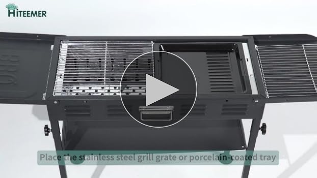 Amazon.com: Hiteemer Portable Charcoal Grill - 26 Inch
