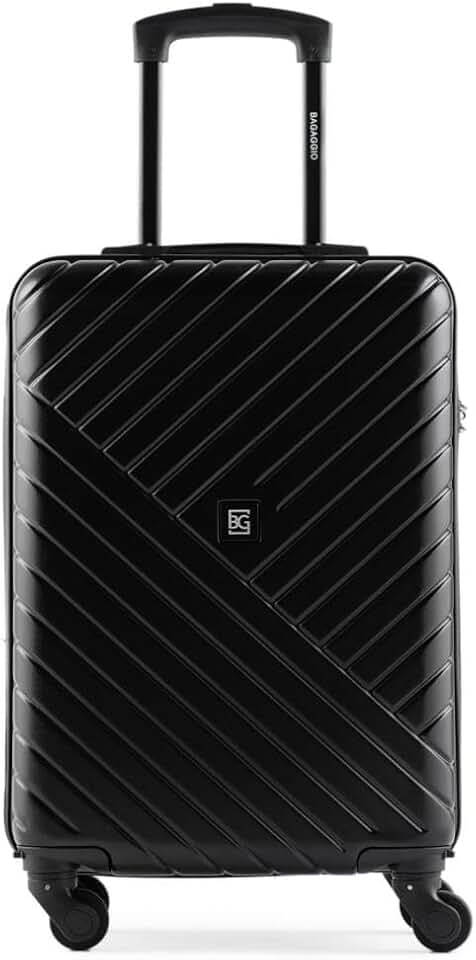 Mala de Bordo Abs 4 Rodas Detroit Preta 0018592454003