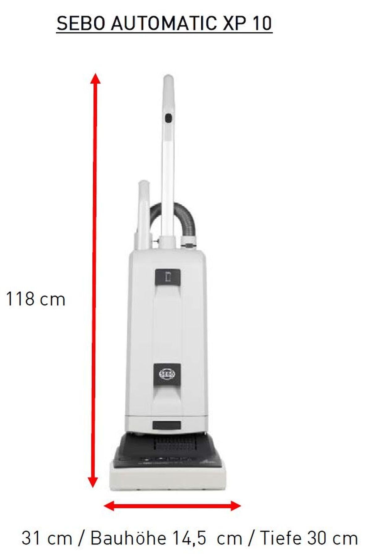 SEBO AUTOMATIC XP 10 Profi-Bürstsauger 890Watt Arbeitsbreite 31cm der intelligente Allrounder für alle Böden im Objekt