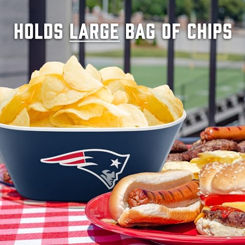 Image of YouTheFan NFL New England Patriots Large Party Bowl