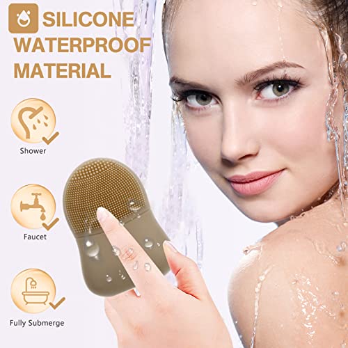 FOMIYES Escova De Rosto De Silicone Escova De Silicone Para Lavar o Rosto Escova De Limpeza Facial E