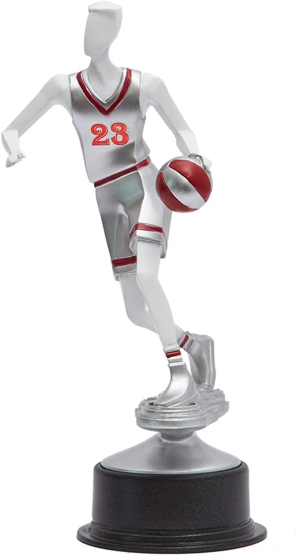 AmoyArt Figurine Statue Basketball Decor Athlete Modern Sportman