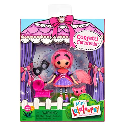 Mini muñeca Lalaloopsy Confetti Carnivale 3 pulgadas miniatura 1