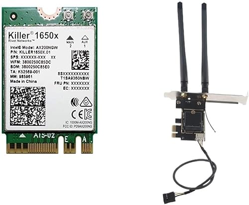 Miniatura 3 de BE1750x Killer Series Kit Wi-Fi de escritorio | Wi-Fi 7 Tri Band 2.4/5/6 GHz | 5.8 Gbps | Soporte Bluetooth 5.4 | M.2 PCIe | Sin tarjeta inalámbrica