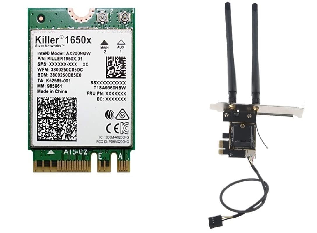 Amazon.com: AX1650x Killer Series Desktop Wi-Fi 6 Kit | 2.4 Gbps