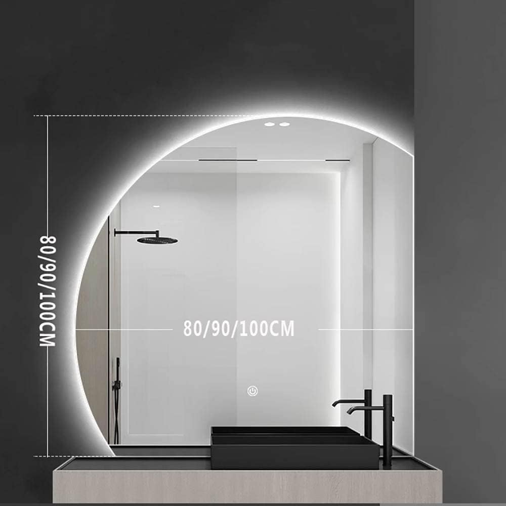 LEDミラー ウォールミラー 浴室 飛散防止加工 調光可 曇り止め