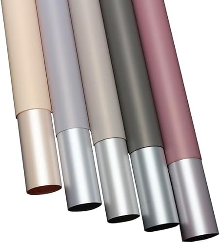 Miniatura 2 de 20 piezas de papel de regalo de flores de doble cara, papel de regalo impermeable para ramo de San Valentín, 22.8 x 22.8 pulgadas, utilizado para