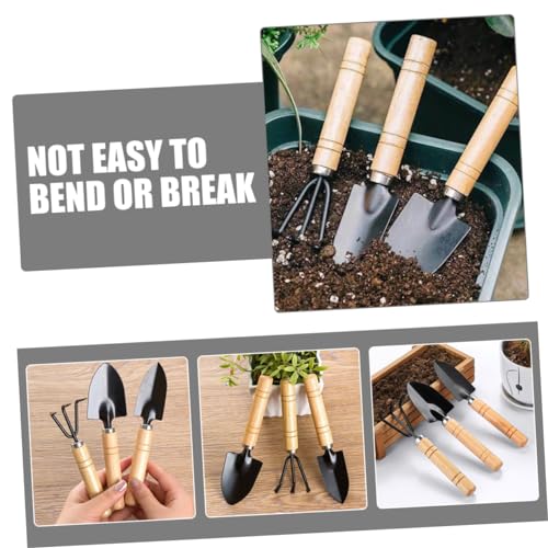 Kit pequeño de herramientas de jardinería POPETPOP miniatura 4