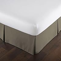 Vista 14 de Southshore Fine Linens VILANO Springs faldón para cama plisada, 15 pulgadas, Microfibra, Negro, gemelo