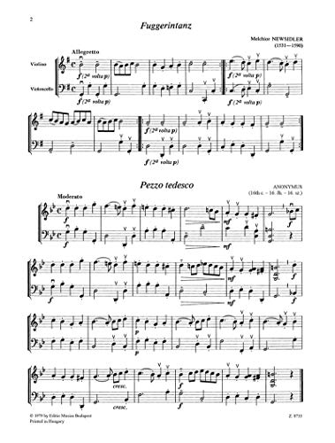 Duets for violin and violoncello for beginners 1 pour jouer ensemble sans bloquer - 3