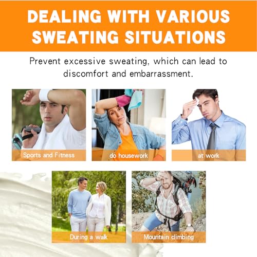 Loção absorvente de suor Fresh24, bloqueador de suor para rosto anti-suor, antitranspirante para ros