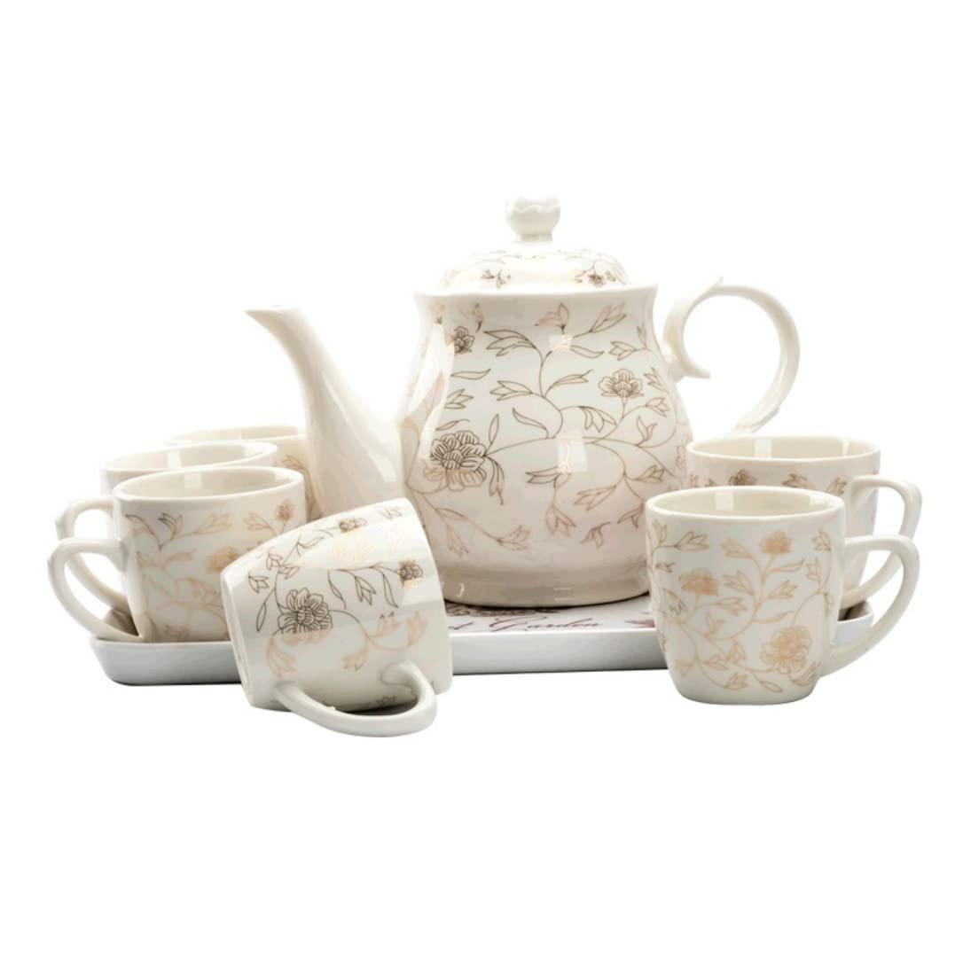 Zestaw do Herbaty Urodziny 8 sztuka zestawy do herbaty kubki i taca popołudniowa herbata Drinkware zestaw kawy porcelanowy serwis na kolację imprezową Ukończenie
