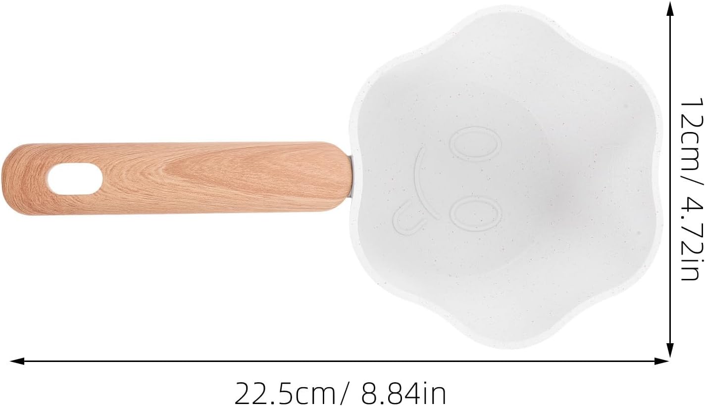 Mini Butter Pan 450ml Aluminium Alloy Nonstick Saucepan with Measurement