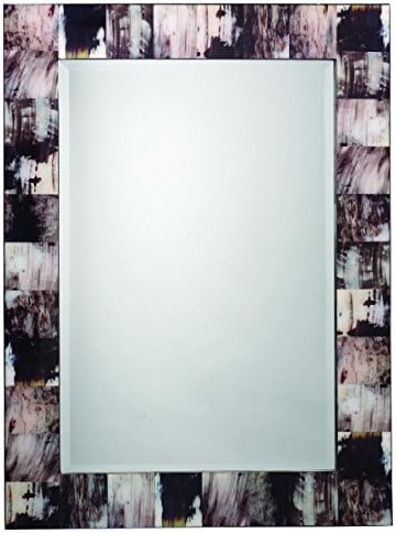 Jamie Young Company Rectangle Mirror, Grey Faux Horn