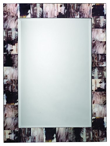 Jamie Young Company Rectangle Mirror, Grey Faux Horn