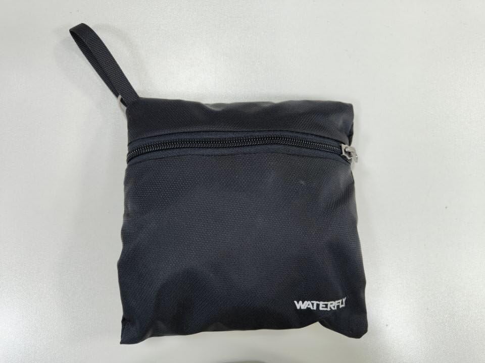 Miniatura 7 de WATERFLY Mochila de senderismo plegable y ligera mochila de senderismo plegable de 15 L para hombres y mujeres, mochila delgada ultraligera para