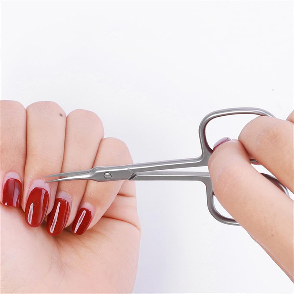 Nożyczki do skórek ze stali nierdzewnej do usuwania zdobień paznokci obcinacz do skórek profesjonalne obcinacze do skórek do paznokci akcesoria do manicure, srebro, h