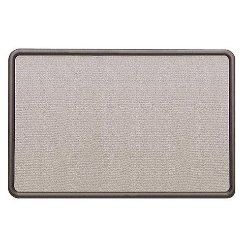 Quartet Contour Fabric Bulletin Board BOARD,FABRC,36X24,GY (Pack of2)