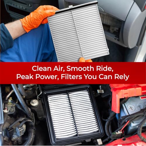 Image of Engine & Cabin Air Filter Kit Compatible with 2019-2024 Maz da CX-30, 2019-2025 Maz da 3, 2023-2025 CX-50 | Replace BDGF-61-J6X, PAH9-13-3A0A | Includes Mazda CX30 Cabin Air Filter-Equivalent Models
