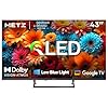 METZ TV QLED 43” 4K Smart Google TV 43MQF7500Z, HDR10+, Dolby Vision & Atmos, MEMC, Riduzione Luce Blu EyeCare, Telecomando Bluetooth, Sintonizzatore DVB-T2/C/S2