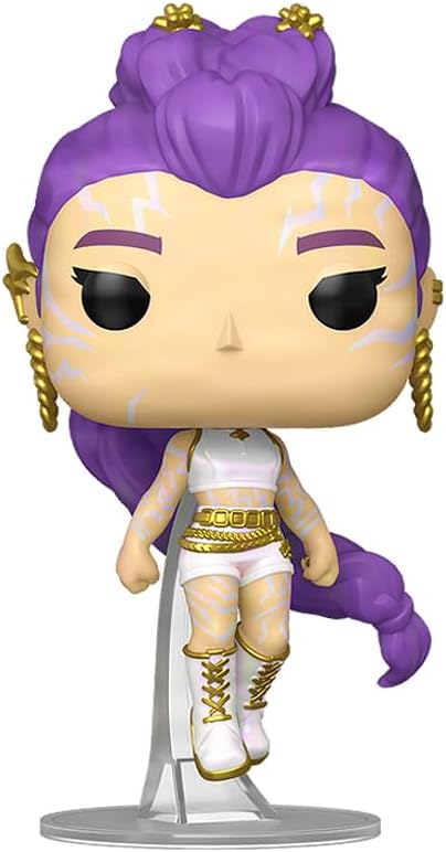 Epic Collectibles Pop Anime: K Pop Demon Hunters - Rumi with Marks (What It Sounds Like) Vinyl Figure Bundled with Box Protector Compatible for Funko
