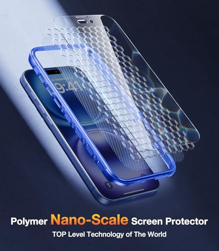 Coque iPhone 16 Plus transparente Diaclara robuste intégrale 360 - 7