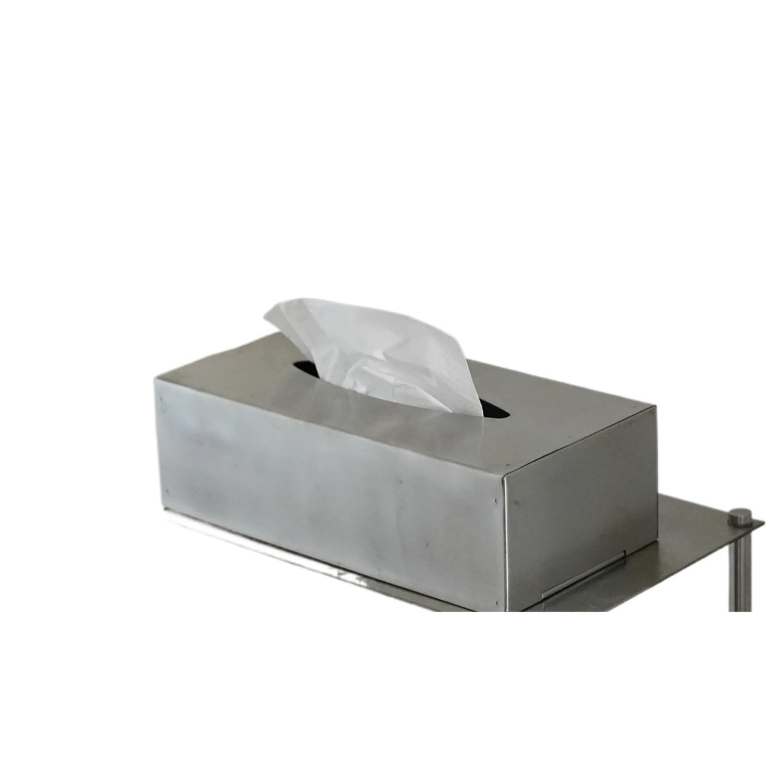 Stainless Steel Napkin Holder Nordic Style Metal Tabletop Decoration Home Use Decorative Tissue Box