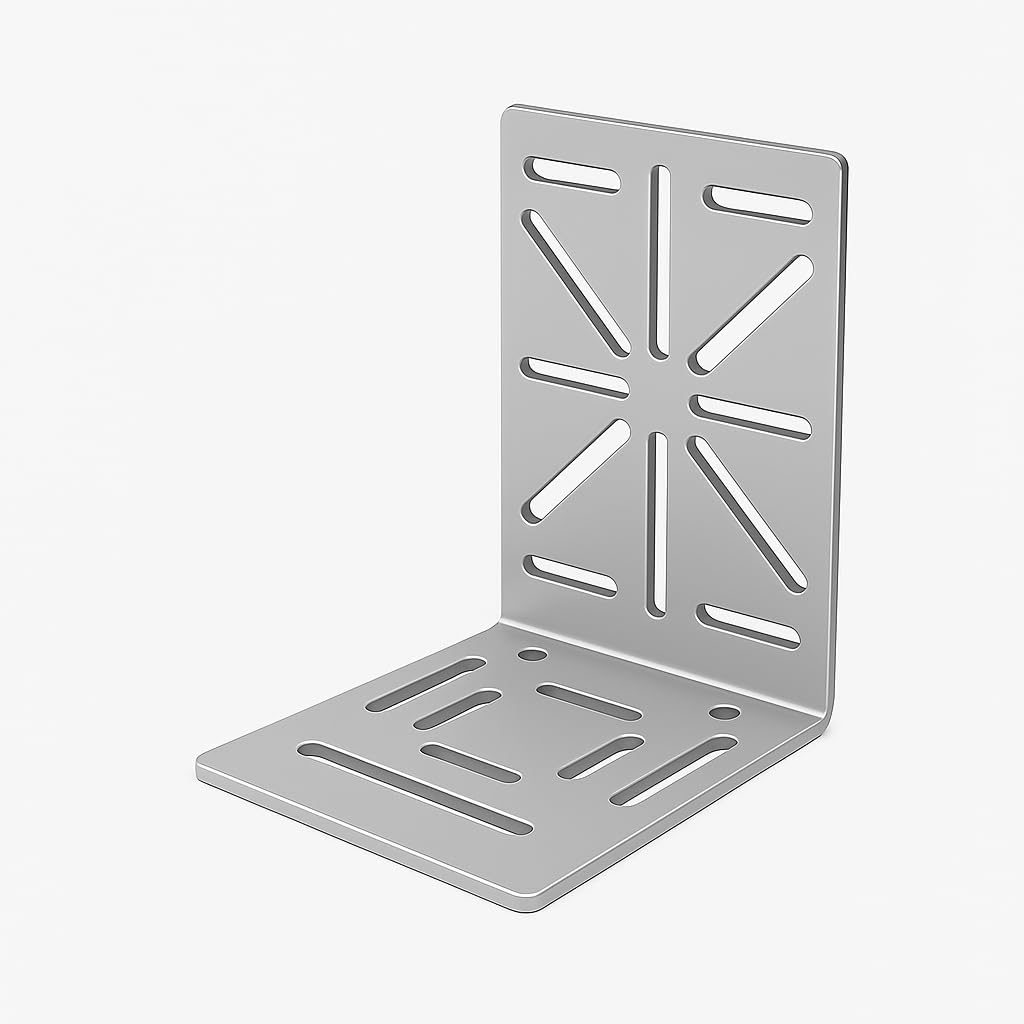 304 Stainless Steel CCTV Surveillance Camera Mount Bracket – Heavy Duty Wall & Ceiling Base for Outdoor or Indoor Security Systems (MON002)