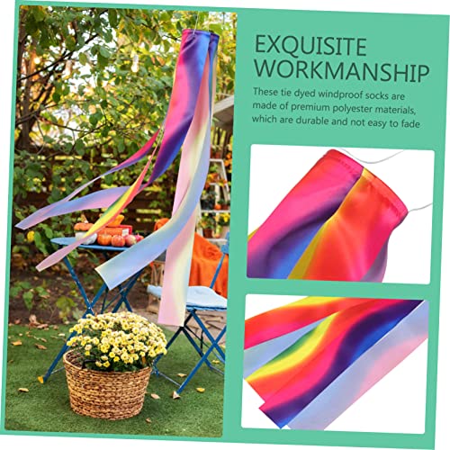 Dragon windsock avec structure colorée pour décoration extérieure de Noël - 4