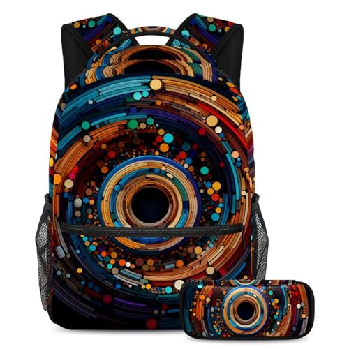 Ensemble ultime de cartables avec sac à dos géométrique et trousse