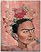 ZYYSYZSH Rompecabezas de 1000 Piezas de Frida Kahlo, réplica de Carteles, cartón, Juguetes para Adultos, Juego de descompresión (38x26 cm)