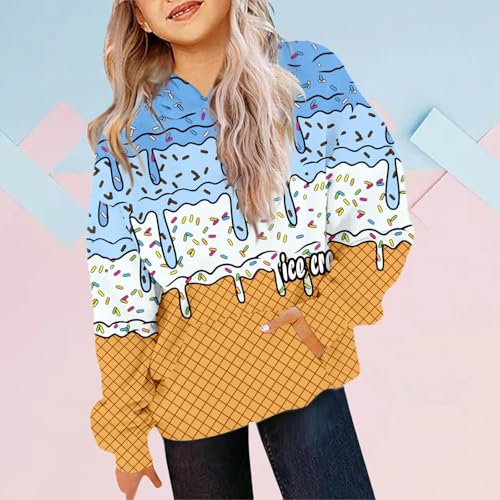 Sweat à capuche fille preppy pour éviter le froid dans la cour d'école - 2