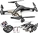 Price comparison product image Syma X300 WiFi RC FPV Drone with HD 1080P Camera for Adults, Foldable RC Quadcopter Drone with 2.4GHz Real-Time Transmission Altitude Hold 3D Flips Indoor Outdoor APP Controlled with 2 batteries