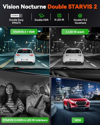 Dashcam 3 canaux VANTRUE E360 Plus la camera embarquée 360 de prestige