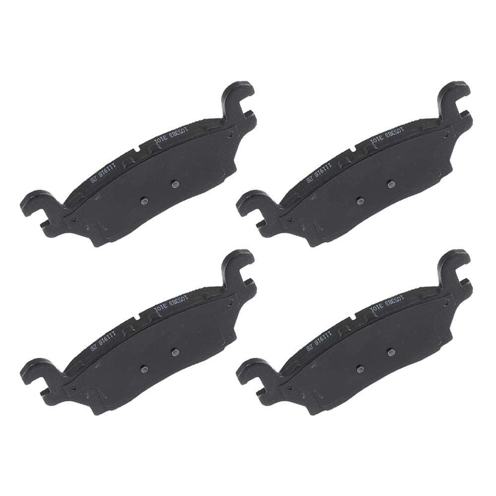 cciyu D1120 Professional Ceramic Rear Brake Pads Set fit For 2006-2010 For Hummer H3,2009-2010 For Hummer H3T