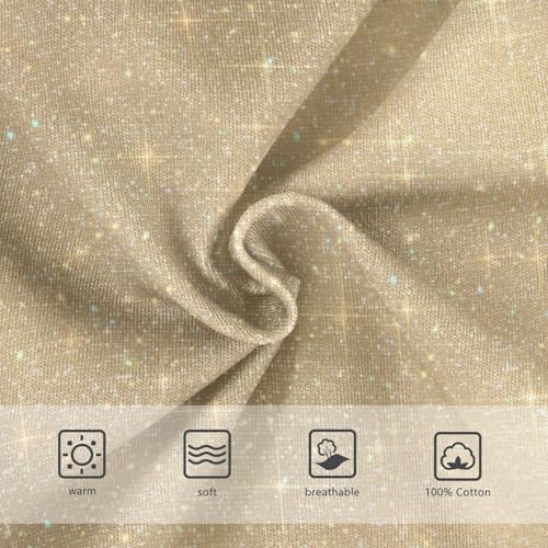 Boys' Exclusive Briefs Toddler Underwear 95% Combed Cotton Boxerbriefs 2T Gold Glitter Pattern 513