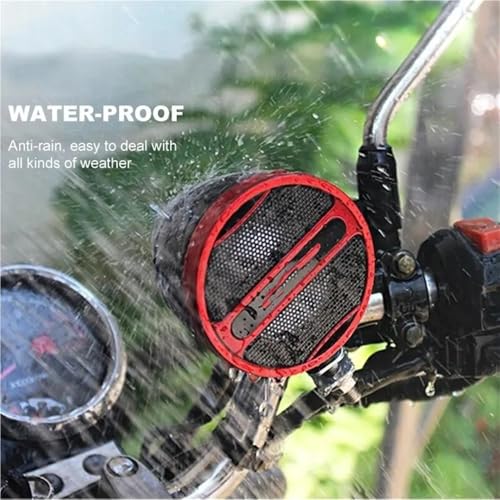Parlante para manillar de motocicleta compatible 12V miniatura 4
