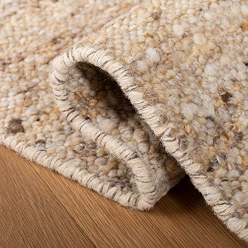 Tapete SAFAVIEH Natura Collection 3x5 Beige Lana Hecho a Mano miniatura 4