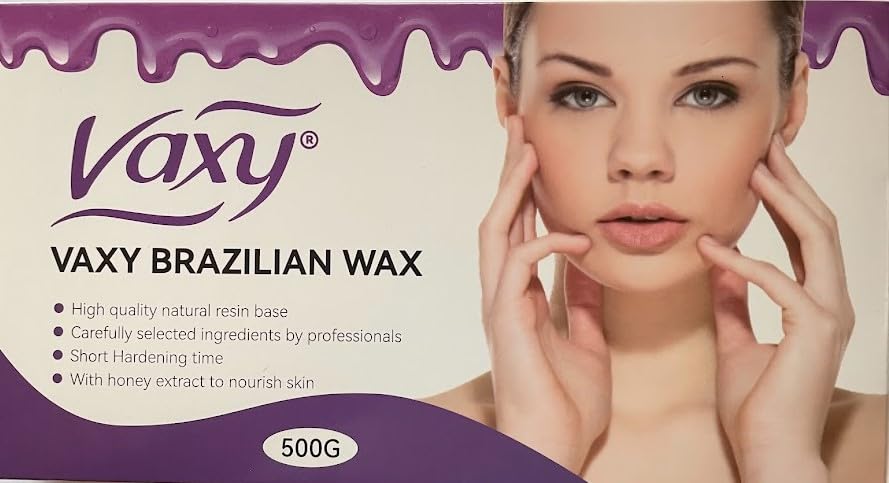 – Wax Beans - Hard Wax Beans - Yellow Wax Beans- For Painless Wax for Bikini, Arms, Legs, Armpit with different Flavor- Honey In Blocks- Aloe - Chocolate - Lavender- and Rose Beads by (Vaxy)